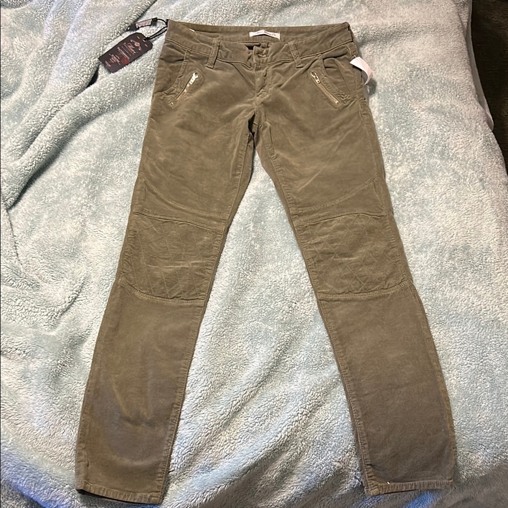 Mavi Tan Straight Leg Pants